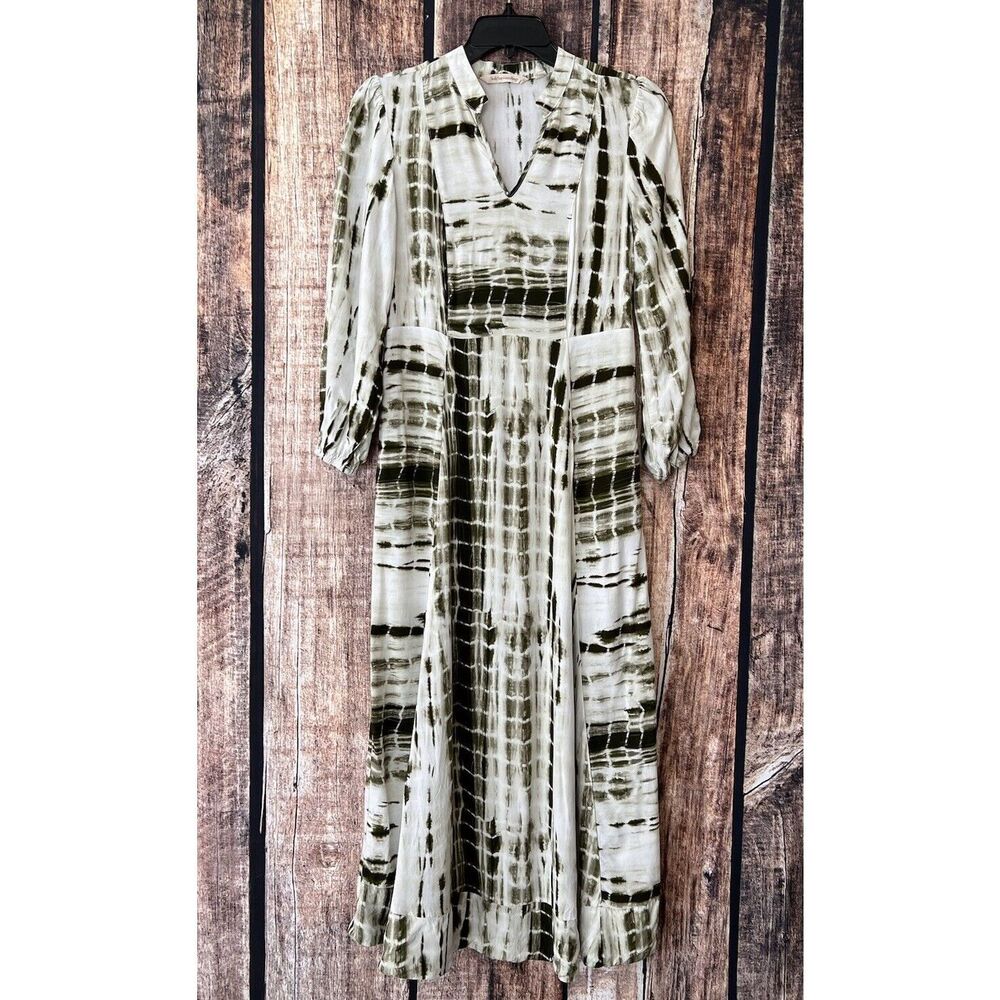 Soft Surroundings Follow Melody Tie Dye Maxi Dress XS Petite Beach Resort Boho